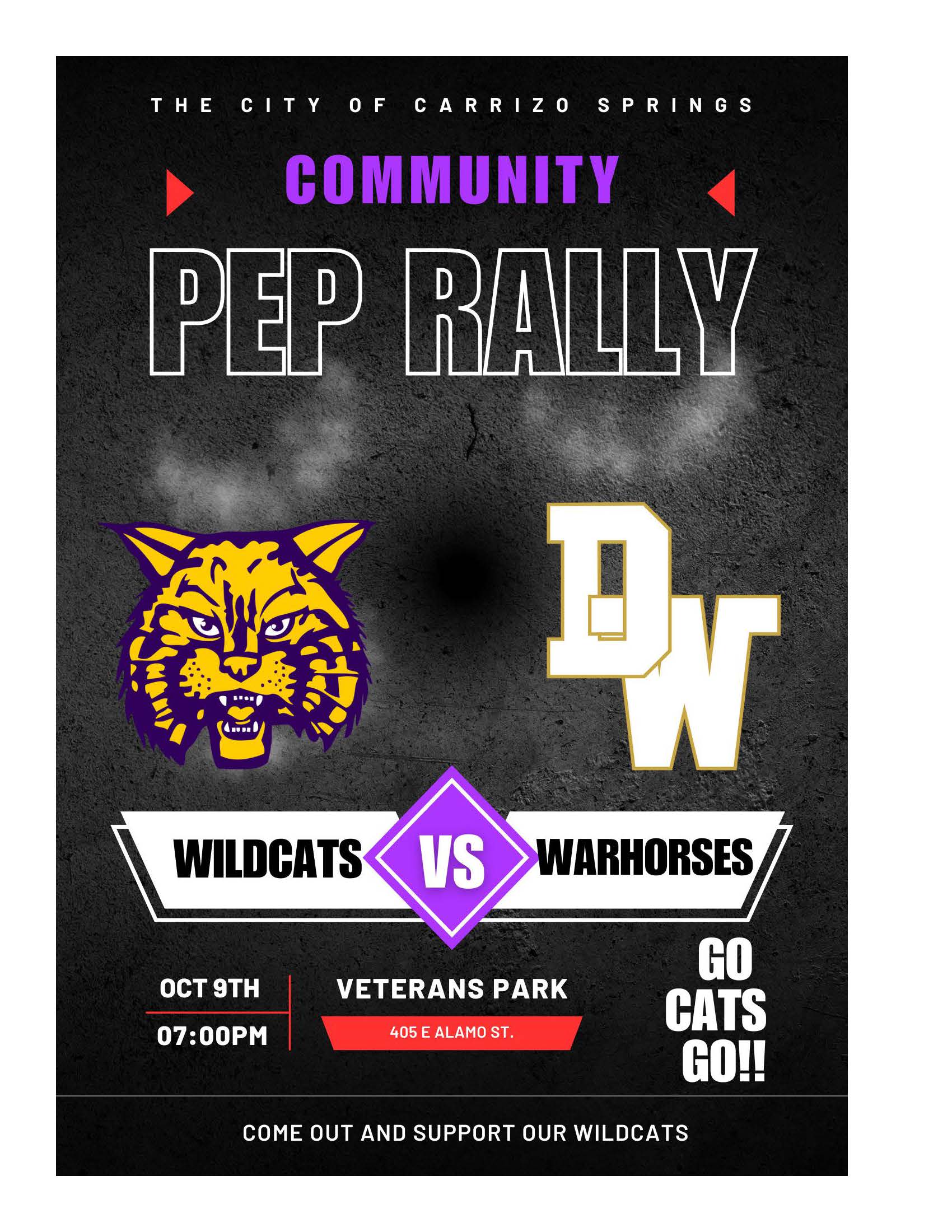 Community Pep Rally | Carrizo Springs, Texas