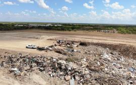 Aerial picture of landfill