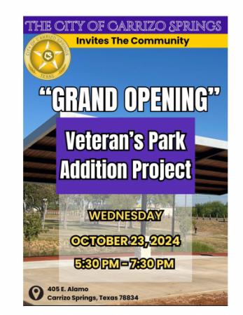 Veterans Park Grand Opening